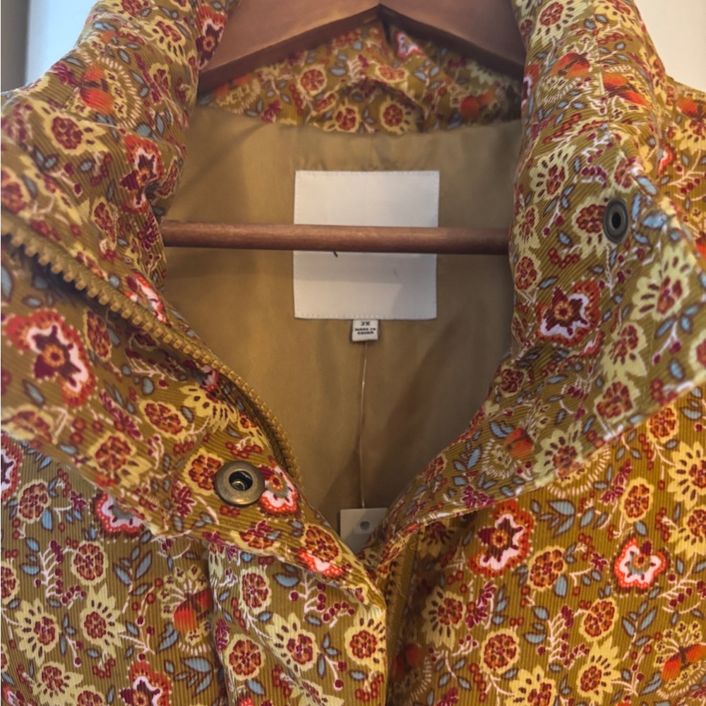 (BNWT) Madewell Puffer Jacket - Mumbai Floral - 2X